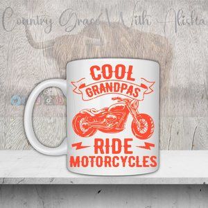 Cool Grandpa Coffee On Me Handmade Sublimated 11oz Ceramic Coffee Mug